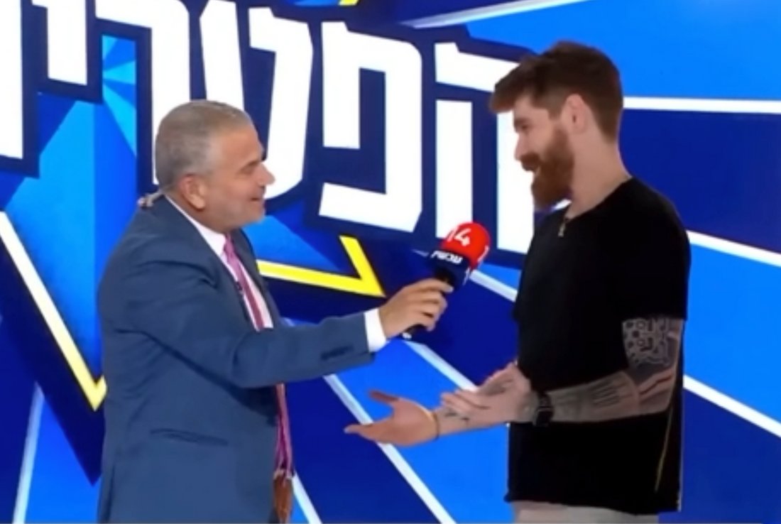 איתן מעניק את קופת ה-770 לינון מגל בשידור חי — הפטריוטים, ערוץ 14